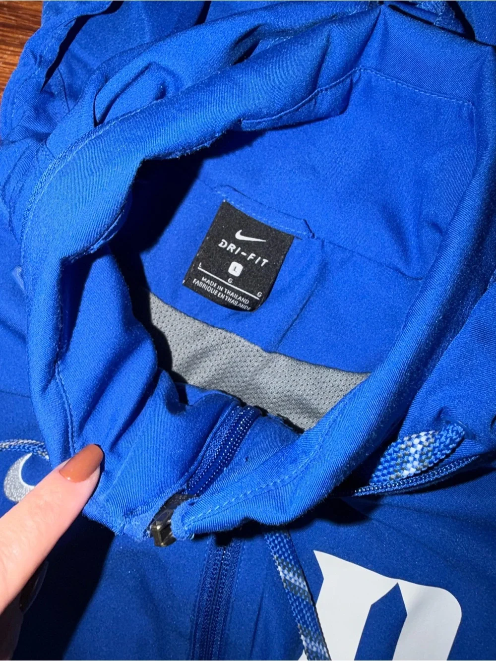Nike Kids’ Duke Blue Devils Lightweight Jacket, Large